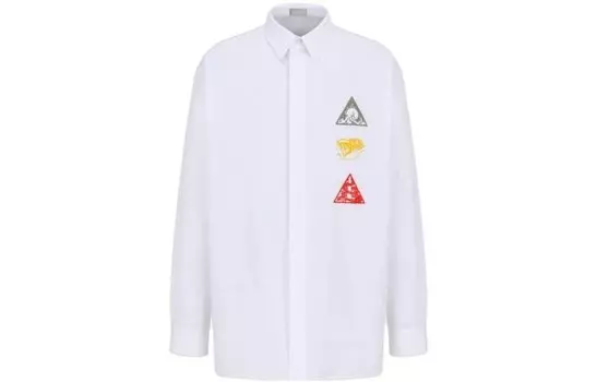 Рубашка мужская белая Dior, белый