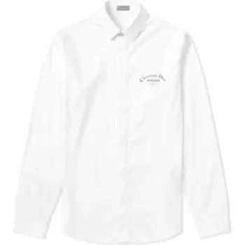 Рубашка мужская белая Dior, белый