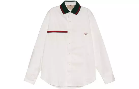 Рубашка мужская белая Gucci, белый