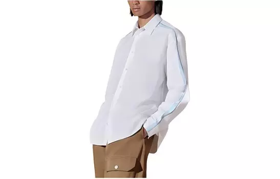 Рубашка мужская белая Hermes, белый