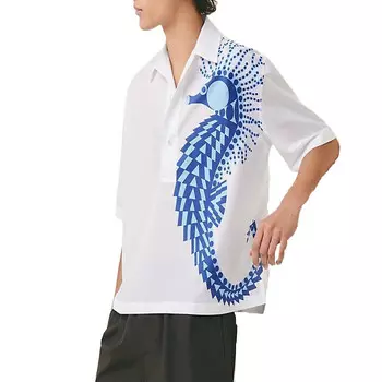 Рубашка мужская белая Hermes, белый