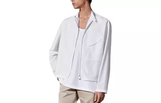 Рубашка мужская белая Hermes, белый