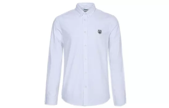 Рубашка мужская белая Kenzo, белый