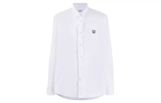 Рубашка мужская белая Kenzo, белый