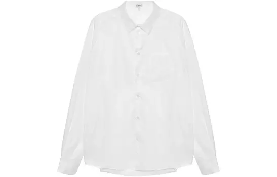 Рубашка мужская белая Loewe, белый