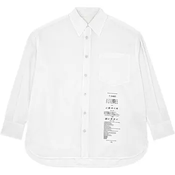 Рубашка мужская белая Mm6 Maison Margiela, белый
