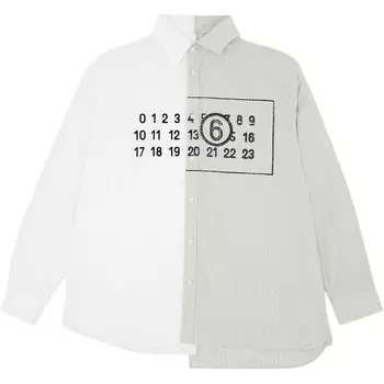 Рубашка мужская белая Mm6 Maison Margiela, белый