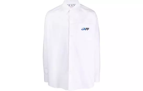 Рубашка мужская белая Off-White, белый