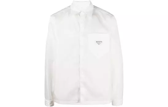 Рубашка мужская белая Prada, белый