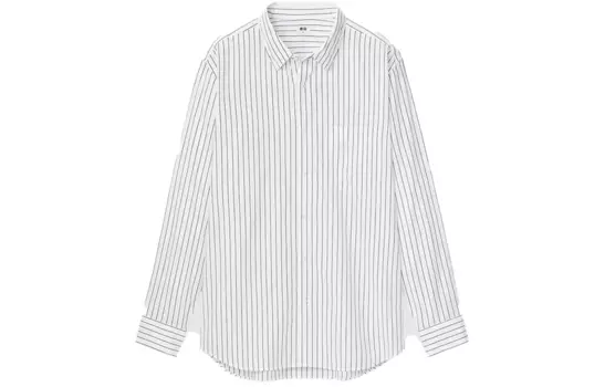Рубашка мужская белая Uniqlo, белый