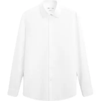 Рубашка мужская белая Zara, белый