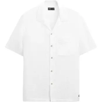 Рубашка мужская белая Zara, белый