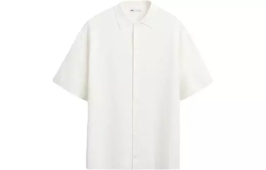 Рубашка мужская белая Zara, белый