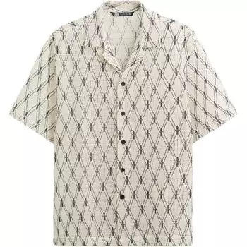 Рубашка мужская белая Zara, белый