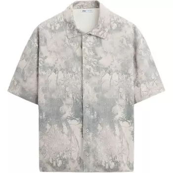 Рубашка мужская белая Zara, белый