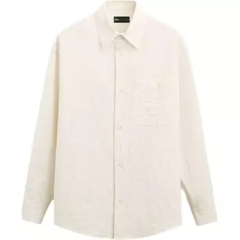 Рубашка мужская белая Zara, белый
