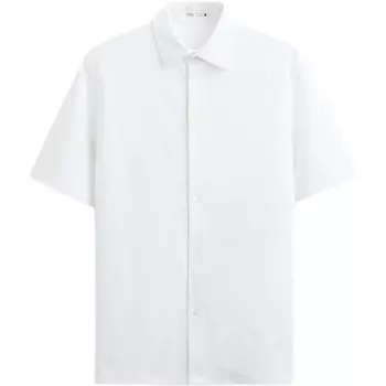 Рубашка мужская белая Zara, белый