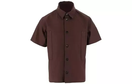 Рубашка мужская бордовая Bottega Veneta, цвет Burgundy