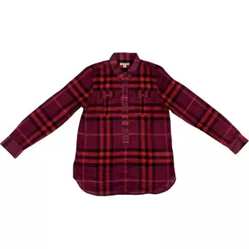 Рубашка мужская бордовая Burberry, темно-красный