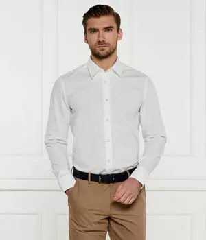 Рубашка мужская Boss Orange классическая хлопковая, белый