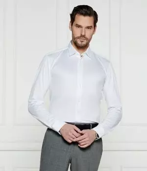 Рубашка мужская Boss P-Roan-Kent Slim Fit, белый