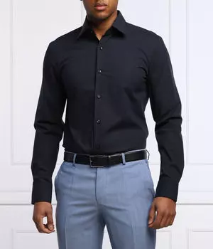 Рубашка мужская Boss Slim Fit, синий