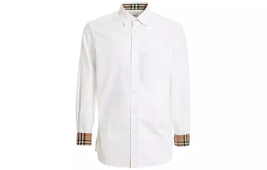 Рубашка мужская Burberry, белый