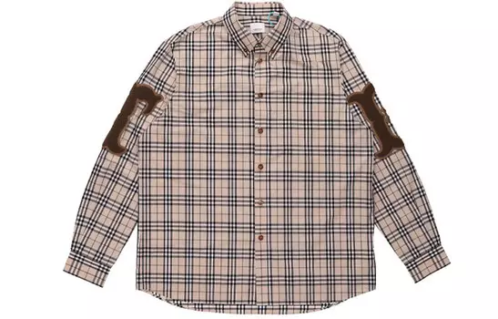 Рубашка мужская Burberry, коричневый