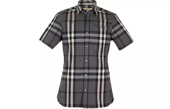 Рубашка мужская Burberry, серый