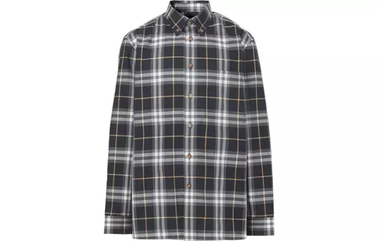 Рубашка мужская Burberry, серый