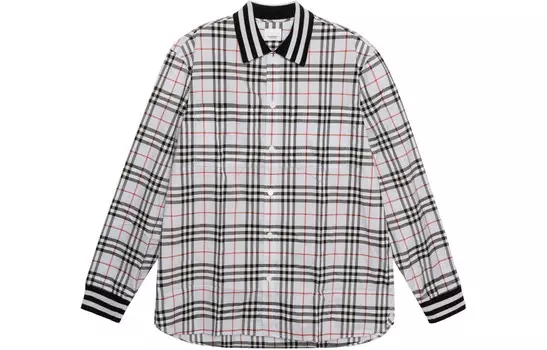 Рубашка мужская Burberry, светло-голубой