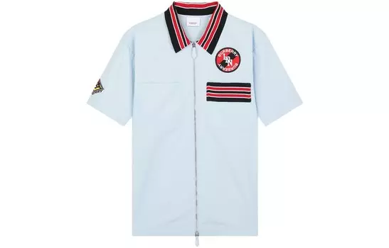 Рубашка мужская Burberry, светло-голубой