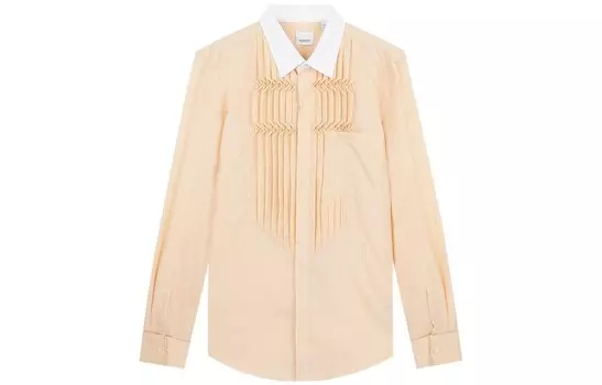 Рубашка мужская Burberry, светло-желтый