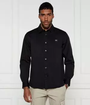 Рубашка мужская Calvin Klein Jeans из органического хлопка, черный