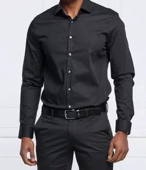 Рубашка мужская Calvin Klein классического кроя, черный