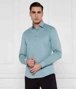 Рубашка мужская Calvin Klein однотонная, голубой