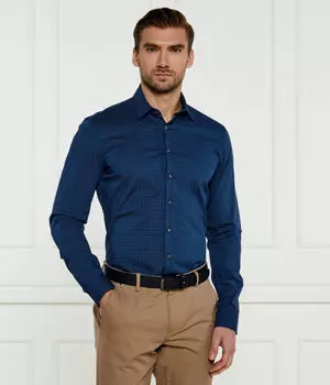 Рубашка мужская Calvin Klein с принтом, синий