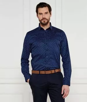 Рубашка мужская Calvin Klein с узором, синий