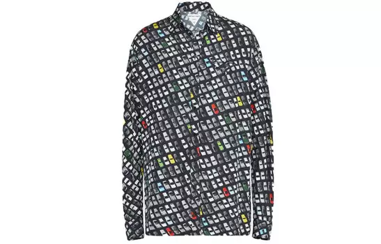 Рубашка мужская черная Bottega Veneta, черный