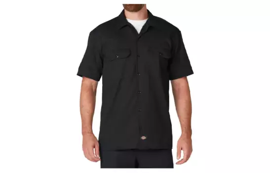 Рубашка мужская черная Dickies, черный