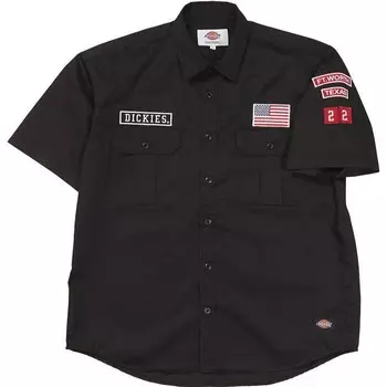 Рубашка мужская черная Dickies, черный