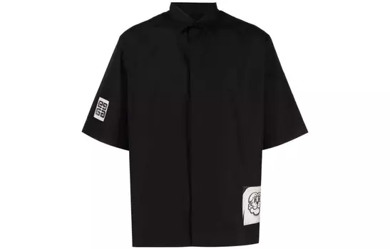 Рубашка мужская черная Givenchy, черный