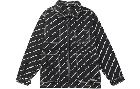 Рубашка мужская черная Lining, черный