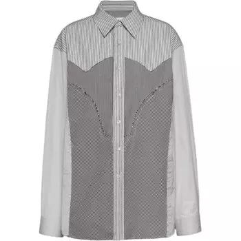 Рубашка мужская черная Maison Margiela, черный