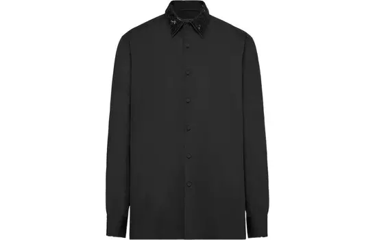 Рубашка мужская черная Prada, черный
