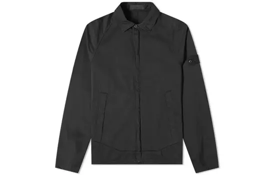 Рубашка мужская черная Stone Island, черный