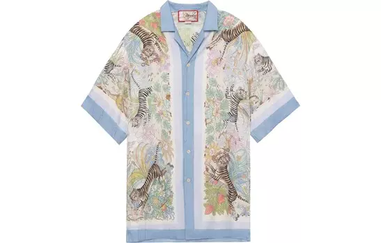 Рубашка мужская цвета слоновой кости Gucci, слоновая кость