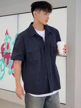 Рубашка мужская Dazy, темно-синий