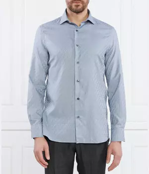 Рубашка мужская Emporio Armani хлопковая, синий