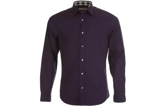 Рубашка мужская фиолетовая Burberry, фиолетовый